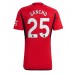 Manchester United Jadon Sancho #25 Kopio Koti Pelipaita 2023-24 Lyhyet Hihat